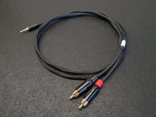 Hydra Silver Line Jack +  L/R RCA Y összekötő
