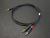Hydra Silver Line Jack +  L/R RCA Y összekötő
